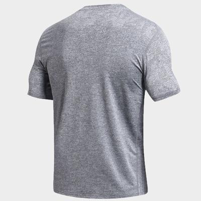 China Shirts & Custom High Quality Gym Fitness Tops Summer Home Workout Crewneck Shorts Sleeve Track Sport T-Shirt for sale