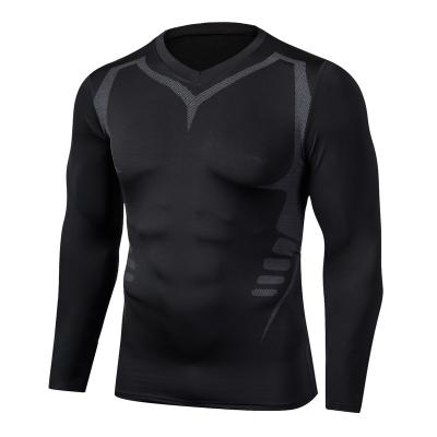 China QUICK DRY Men's Performance GYM Golf Sports Shirts Running Active Sports Long Sleeve Long Tops Shirts for sale