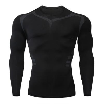 China Wholesale QUICK DRY Gym T-Shirts Training Shirt Sports Custom Men's Long Sleeve T-Shirt for sale