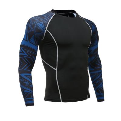 China Breathable Guard Compression Suit Fitness Rash T-shirt Jogging Wear For Men for sale