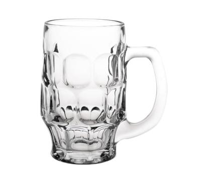 China N/M 12.5oz 350ml Beer Glass Mug Classic Etched Unique European Beer Glasses for sale