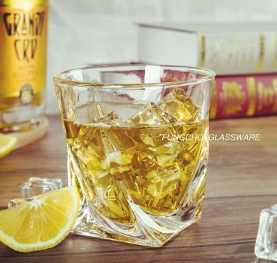 China N/m 11oz 300ml sublimation masks crystal whiskey cup wine drinking tumbler whiskey glass for sale