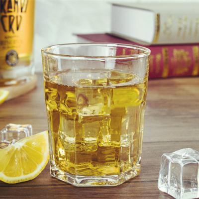 China N/m 250mL customized glass round bottom circle logo whiskey top whiskey glass cup for sale