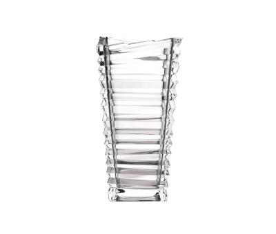 China 250mm Modern Style Zebra Flower Vase Crystal Glass Wholesale Vase CLASSIC for sale