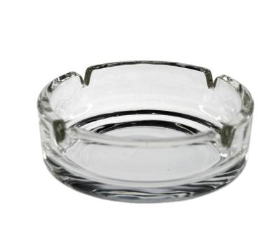 China Home/Restaurant/Hotel Clear Ashtray/Bar High Quality Glass Round Crystal for Smoking Cigar Tobacco for sale