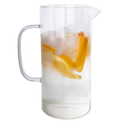 China Large volume large heat borosilicate tea fruit safe glass water jug ​​lead free viable for wholesale promotion for sale