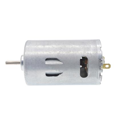 China High Torque DIY 555 Electric Drill Grinder Model Car Motor Word In Batch Key Totally Enclosed Electric Permanent Magnet DC Electric Motor for sale