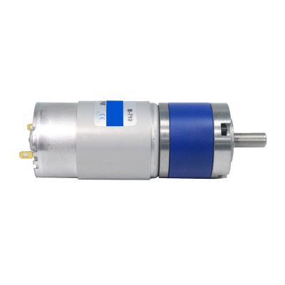 China Planetary Robot Smart Home Carbon Brush 12V 24V DC Motor Reducer Totally Enclosed Gearbox TQ36-555 Small Motor for sale