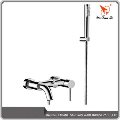 China Without Handle Modern Brass Single Shower Sliding Bar Kaiping Style Wall Mounted Bathtub Faucet for sale