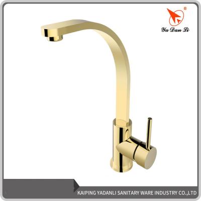 China Modern Sanitary Metered Faucets Kaiping Vessel Sink Mixer Tap Gold Metered for sale