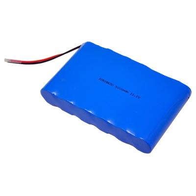 China 7.4V 18650 6600mAh/7200mah/7800mah/8400mah lithium ion rechargeable battery pack with bms and connector 19*58*136mm for sale