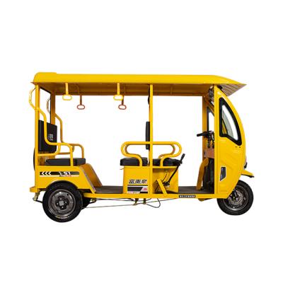 China 2021 New Body Passenger Tuktuk Open Electric Rickshaw Tricycle Passenger Electric Tricycle for sale