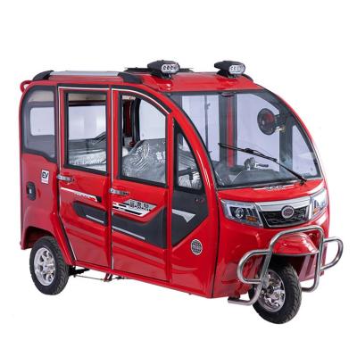 China Cheap Safety Passenger 60v Enclosed Tricycle 3 Wheel Electric Passenger Car for sale