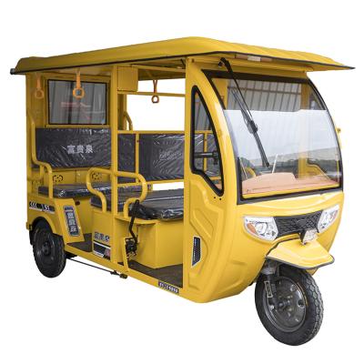 China Electric Passenger 3 Seat Taxi Tricycle Cycle 3 Wheel Passenger Tricycle for sale