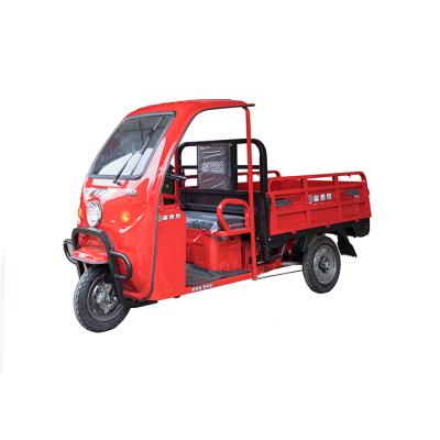 China 60v 1200w Three Wheel Electric Cargo Tricycle Semi-enclosed Cargo Tricycle For Adults for sale