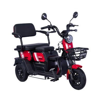 China 3 Seat Open Foldable Leisure Passenger Body Electric Tricycle For Adults for sale