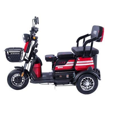 China New Passenger Leisure 500W 48V Electric Tricycle With High Power Older Mini Electric Tricycle for sale