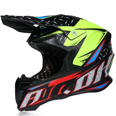 China Motorcycle Off-Road Helmet Impact Resistant Racing Full Face Helmet A Variety Of Cool Picture Case Helmet for sale