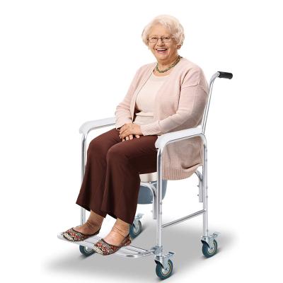 China Good Quality Aluminum/HD-PE/Plastic Best Selling Transfer Chair With Commode Commode Chair For Elderly for sale