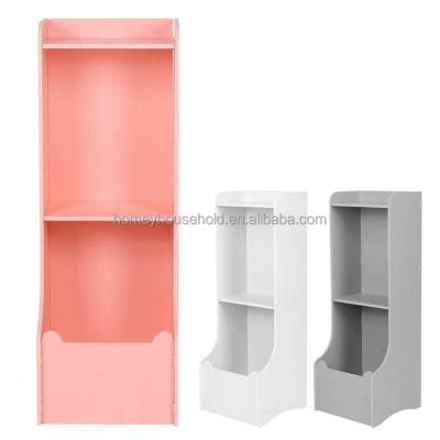 China Adjustable Organizer Kindergarten Rack Toy Storage Cabinet Baby Bedroom Bookshelf Children Furniture (Size) for sale