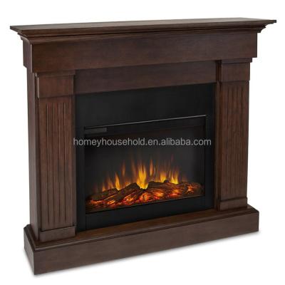 China Mental Furniture Eco - Friendly Design Simple Carved Wooden Living Room Fireplace for sale