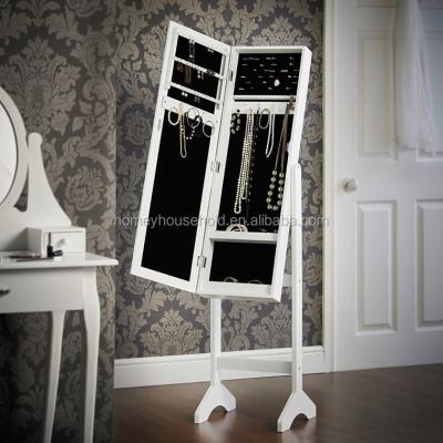 China Storage Floor Standing Horse Mirror Jewelry Cabinet Cabinet for sale