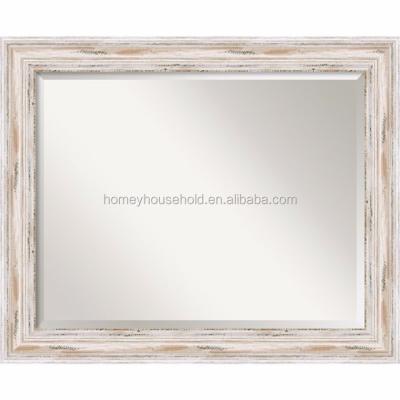 China Large Retro Hot Sale Modern Whitewash Wall Mirror for sale