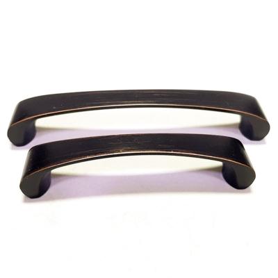 China Traditional 128mm Furniture Accessories Pulls Drawer Black Handles For Sideboards for sale