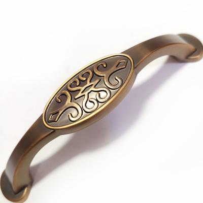 China Factory Wholesale Traditional U Shape Fantastic Furniture Copper Cabinet Handle for sale