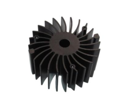 China Precision Aluminum Heat Sink Black Anodized Heat Sink for sale