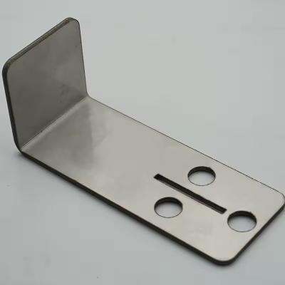 Cina 0.005mm Laser Cut Stamped L Metal Bracket Bending Galvanized Steel L Bracket in vendita