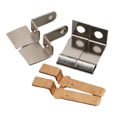 China ODM Aluminium L Shaped Brackets Brushed Metal Stamping Parts for sale