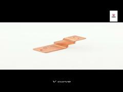 purple copper t2-m metal stamping front-end output  copper bar component