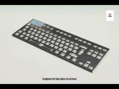 metal stamping parts high-precision stamping parts aluminum plate metal keyboard dm90-mb panel