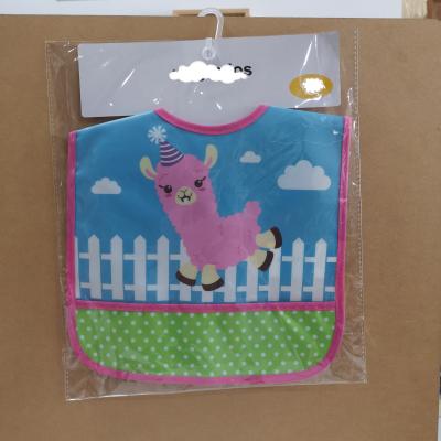 China Washable Waterproof Cute EVA Baby Bibs Cardboard Colorful Animal Play Luxury for sale