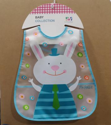 China Washable Waterproof Baby Bibs Cute Cardboard EVA Colorful Play Game Animal Printing for sale