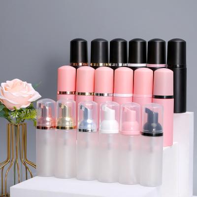 China Wholesale Hot Selling Single Empty PET PLA 50ml 100ml 150ml 200ml 250ml Clear Black Pink Custom Face Wash Plastic Soap Foamer Pump Bottle for sale