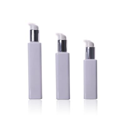 China High Quality Cheap Price White Plastic Lotion Dispenser Pump Bottles 100ml 120ml 150ml Cheap Cosmetics Packaging Lotion Bottle for sale