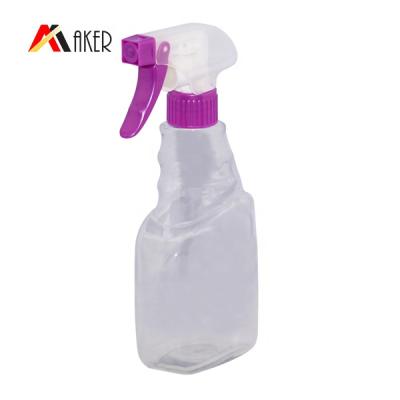 China Hot Selling Home Use Cleaning Product Toilet Cleaner 400ml 500ml Empty Pet Plastic Trigger Spray Bottle Manufacturer for sale