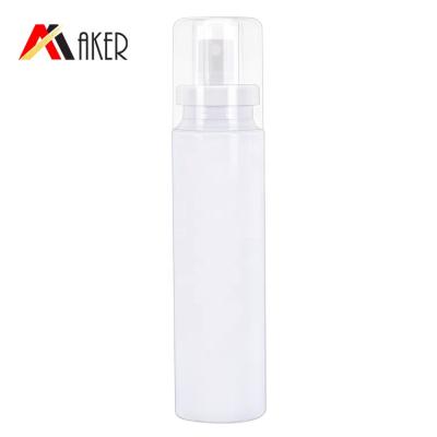 China White Empty Personal Care Cylinder 80ml 100ml 120ml 150ml PET Plastic Toner Spray Bottle With Mist Sprayer for sale