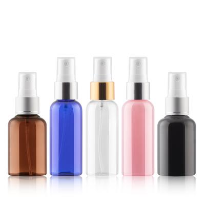 China PET Cosmetic Empty Fine 30ml 50ml 100ml 120ml 150ml 200ml 250ml 500ml Amber Pink Clear Plastic Mist Spray Bottle For Cosmetic Packaging for sale