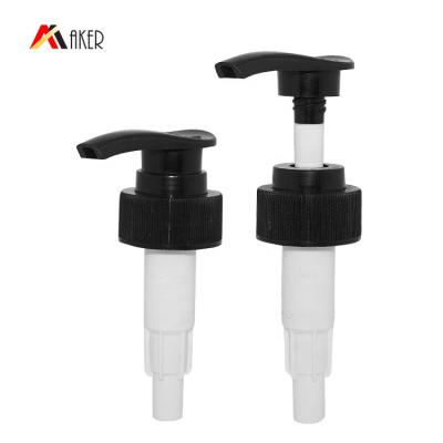 China Non Spill Hot Sale 32/410 Black Cover Plastic Lotion Dispenser Pump For Bottle for sale