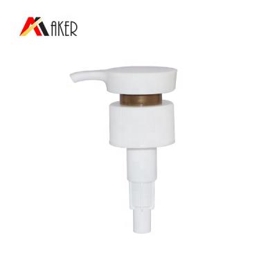 China Non Spill Factory Price 28/410 PP White Plastic Lotion Dispenser Pump For Soap And Lotion Bottle for sale