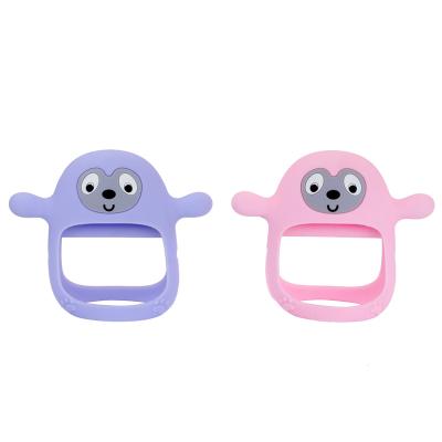 China Factory Wholesale Non-Toxic Baby Toy Baby Teether and Teething Relief Toy Silicone Safe for Infant for sale