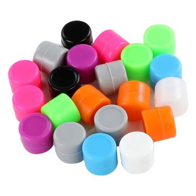 China Minimalist cheapest price material 1ml storage box silicone rubber jar container many colors wholesale for sale