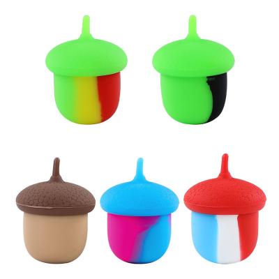 China Year Support 5ML Container Pine Cones Custom Silicone Jar Heatable Top 2022The Products For Kitchen for sale