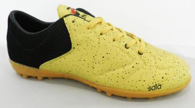 China Breathable Air Pu Orange Mens Football Boots OEM / ODM Accepted for sale