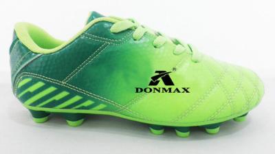 China OEM Waterproof Turf Custom Childrens Soccer Shoes Lacing PU Donmax for sale