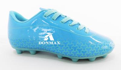 China Cool Children Indoor And Outdoor Soccer Shoes Youth With PU Upper TPU Outsole for sale