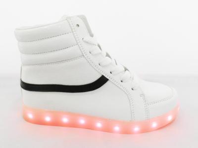 China High Top Shoes With Lights For Kids / Mens Led Lights Shoes for sale